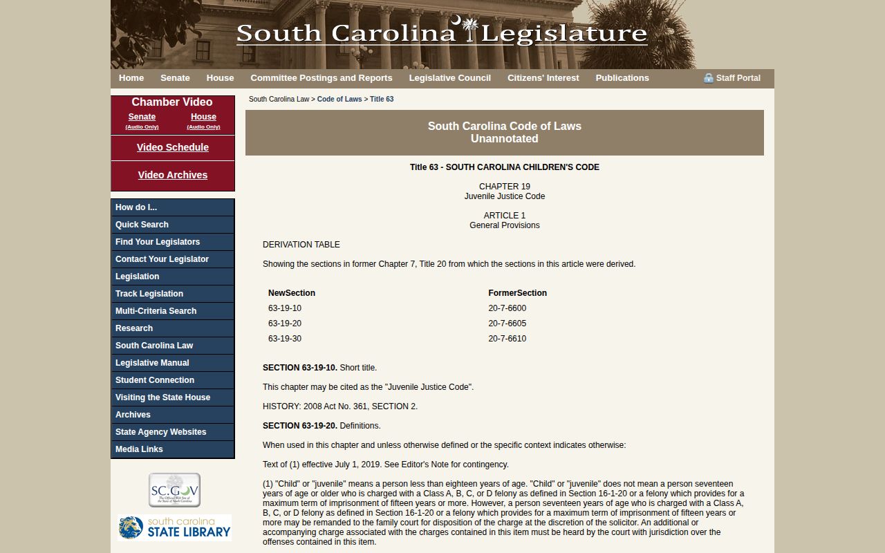 South Carolina juvenile court confidentiality law and restricted records guidance
